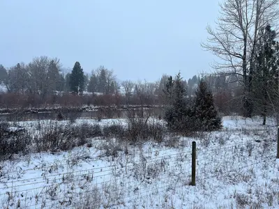 Clark Fork River behind the Bearmouth Rest Area