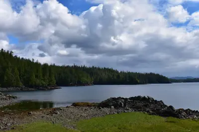 Alava Bay from cabin