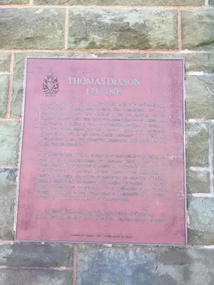Thomas Dixson Plaque, Fort Cumberland, New Brunswick