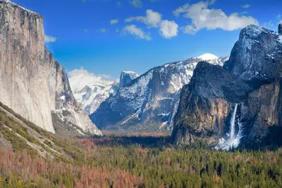 Bridal Falls & Tunnel View