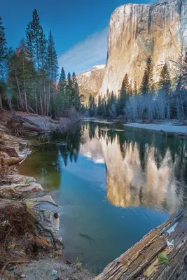 El Capitan and the Merced River