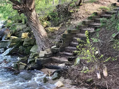 State Park Stairway to beach