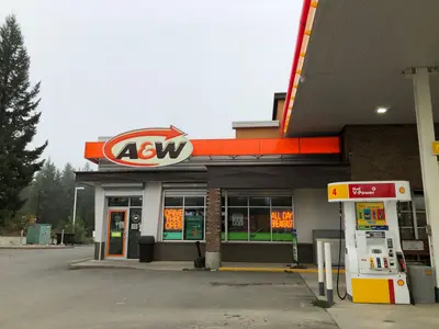 A&W at Clearwater BC