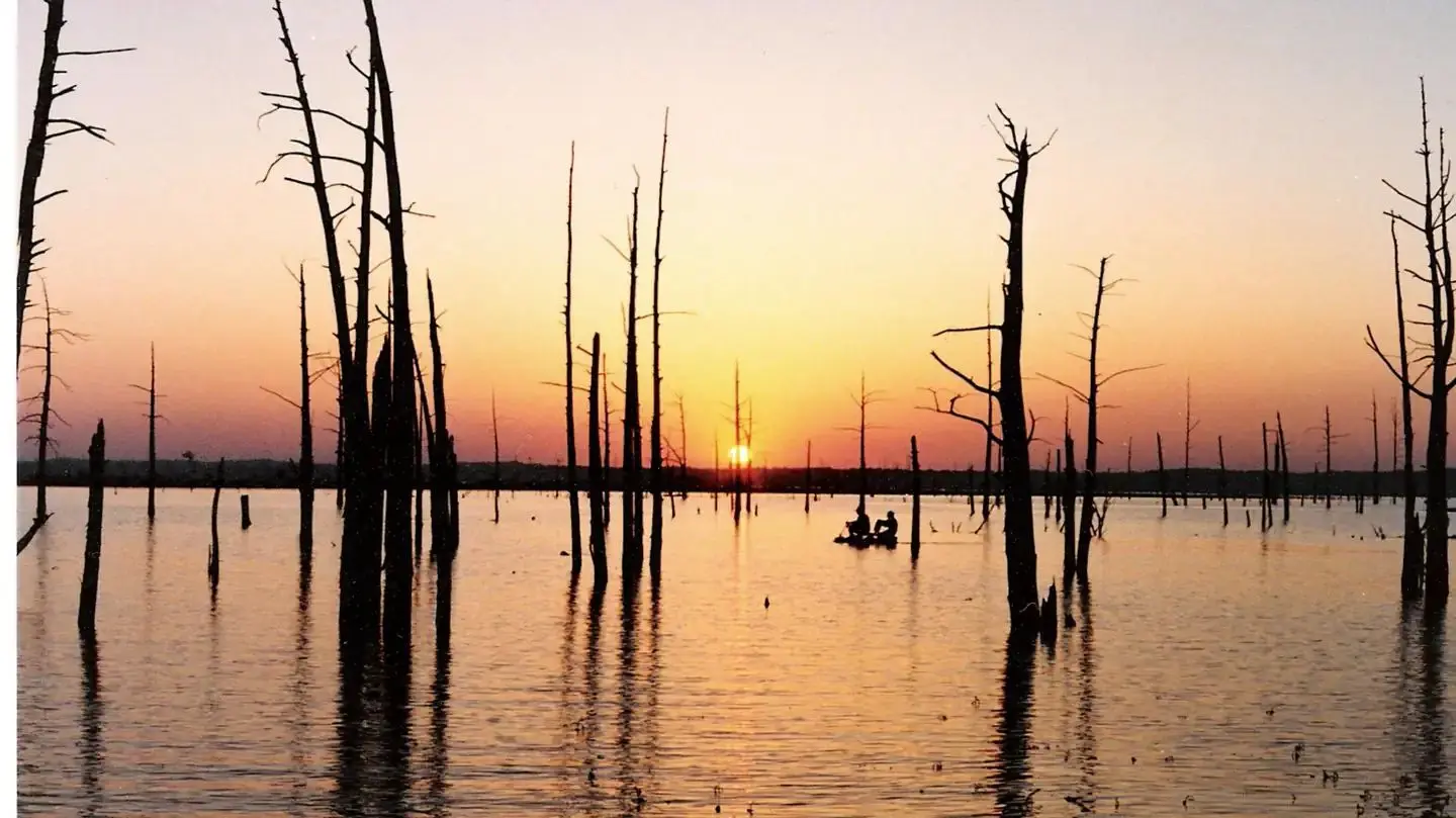 Sunset at Sardis Lake
