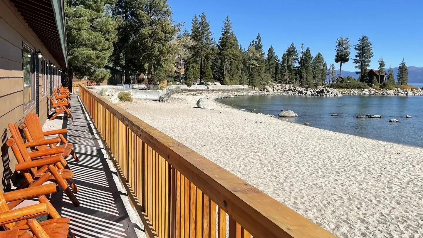 View of Lake Tahoe from the Lodges