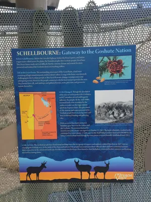 2014-05-21 13 20 29 Goshute Nation informational signs at Schellbourne, Nevada