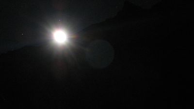 Moonrise over Mt Merritt - panoramio