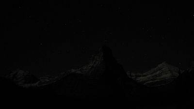 Cathedral and Pyramid Peak under Starlight - panoramio