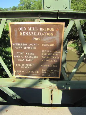 Lindsborg Old Mill Bridge 2