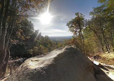 Mount Yonah Trail view from first clearing - panoramio