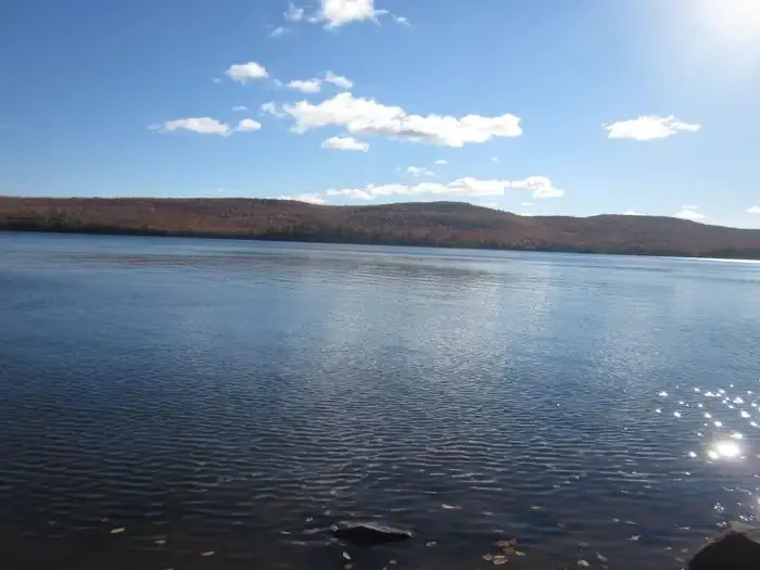 View of Lake Desor from North Lake Desor Campground