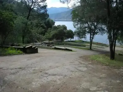 Trimmer Campground overview from top