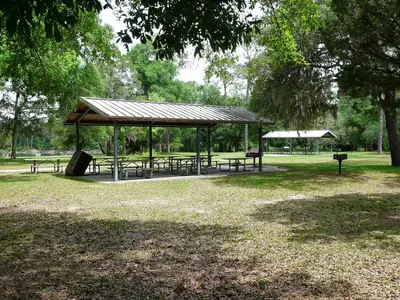 Silver Lake Recreation Area picnic shelters