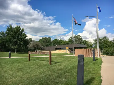 Des Moines River Rest Area on I-90 Jackson Minnesota (54126624632)