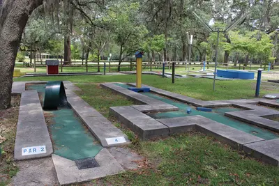 Reed Bingham State Park miniature golf 9