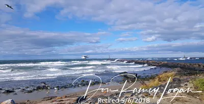 Montauk Harbor Entrance by Don Ramey Logan