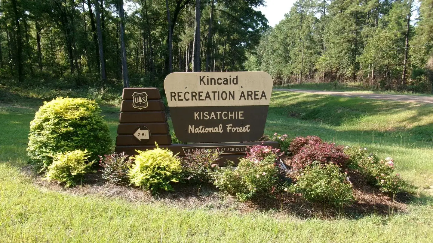 Kincaid Recreation Area Entrance Portal Sign