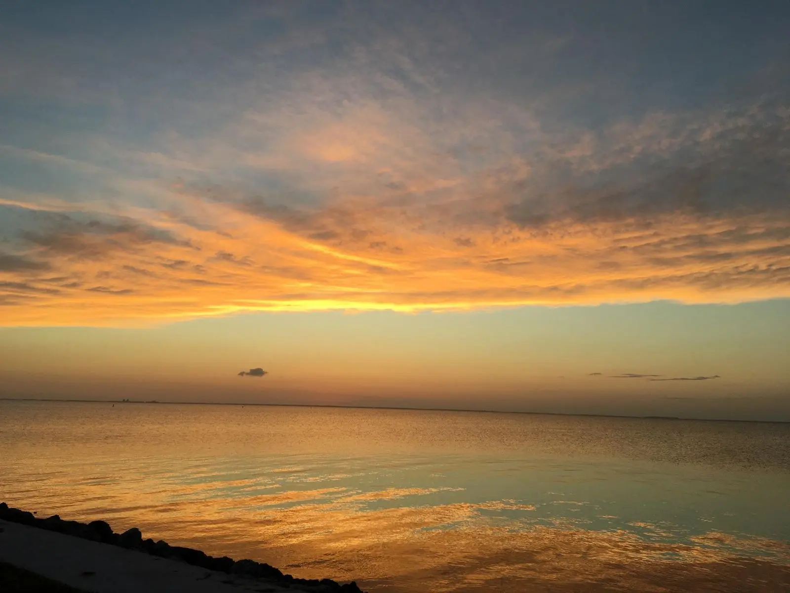 Sunset from Elliott Key