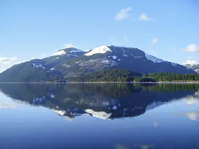 Reflected Peaks Cowichan Lake