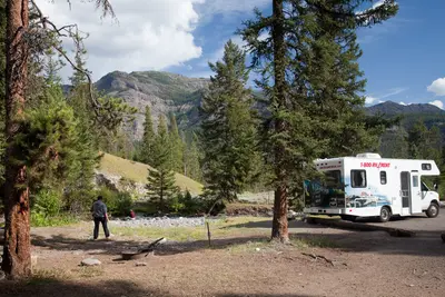 Campsite at Pebble Creek (3952556357)