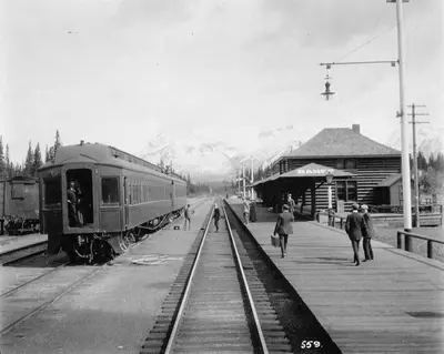 Gare du Chemin de fer Canadien Pacifique et du Chemin de fer du Grand Tronc, Banff (Alberta)