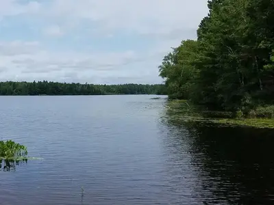 Black Lake Boat Landing View