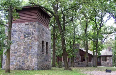 Sibley State Park VCC buildings