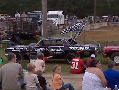 Demolition Derby at White County Fairgrounds on September 13, 2008