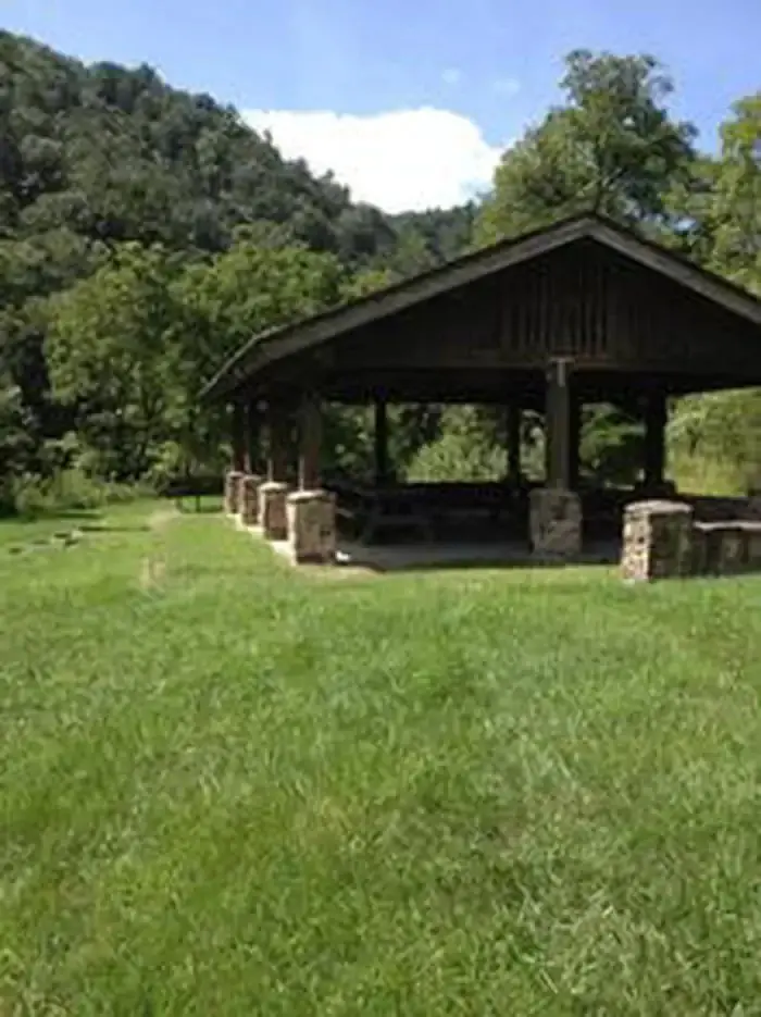 Raven cliff picnic shelter