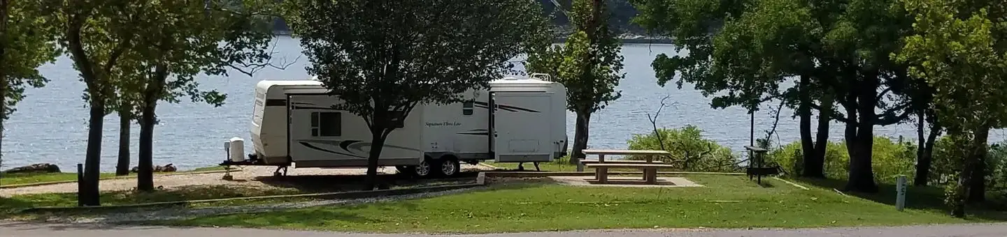 Campsite at Chicken Creek Park
