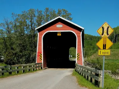 Pont Jean-Chassé, vue vers l'est
