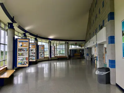 I-90 Pennsylvania Welcome Center, North East Township, Erie County, Pennsylvania (interior) - 20200627