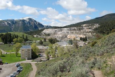 Yellowstone National Park - Mammoth Hot Springs from the Beaver Ponds Trail