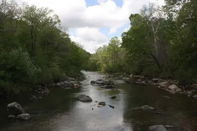 Little Missouri River at Albert Pike Recreation Area