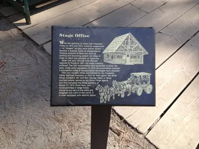 Yosemite Transportation Office plaque