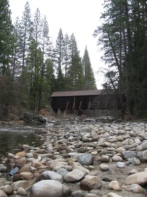 Wawona Covered Bridge Upstream
