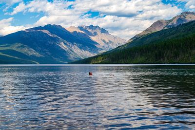 Kintla Lake Swim - Glacier National Park