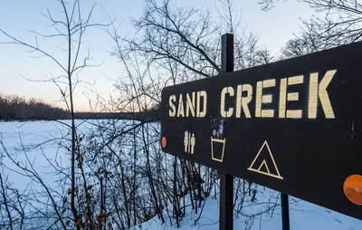 Sand Creek Landing Sign on the Saint Croix River MN (39494362304)