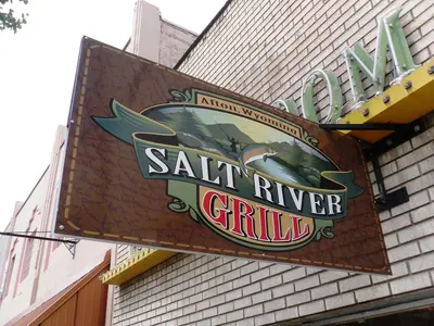 Salt River Grill, Afton, Wyoming - panoramio