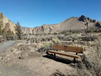 Long shot of the bench (OpenBenches 9390-1)