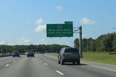 Florida I95 SB Exit 329 1.5 miles