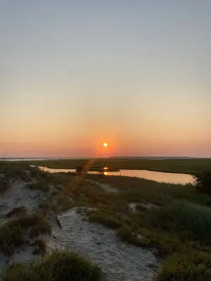 Bear island sunset