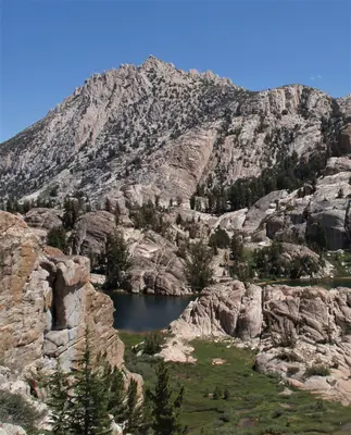 Kettle Peak from Crown Lake