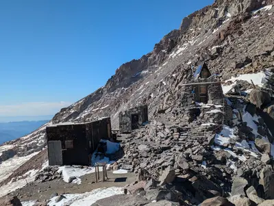 RMI buildings on the west side of Camp Muir (6 October 2024)