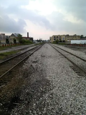 Track realignment before excavation - panoramio
