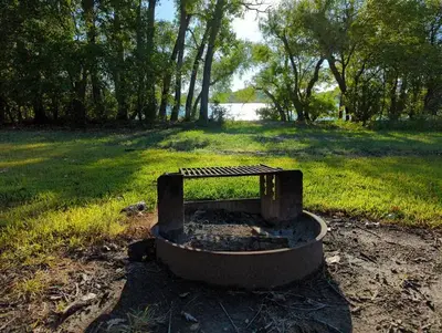 Site 10 fire pit