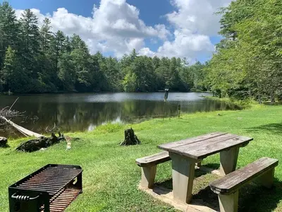Cliffside Lake picnic
