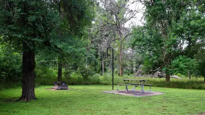 Campsite Stephen Austin State Park Texas 2023
