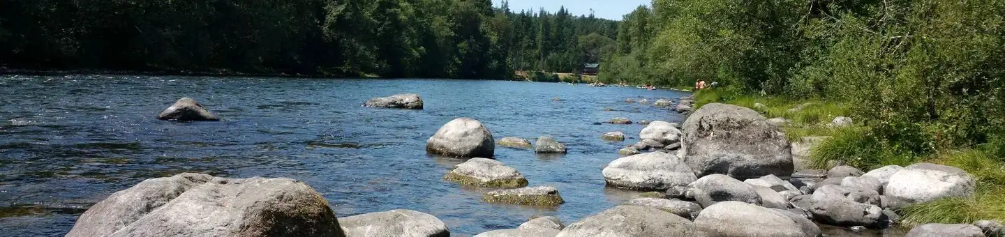 North Santiam River at Fishermen's Bend Recreation Site