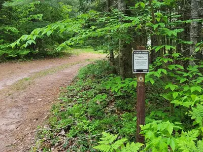CROOKED LAKE CAMPSITE entrance